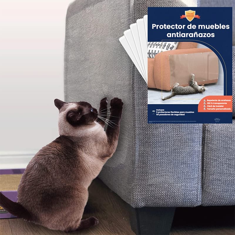 ScratchGuard™ Muebles intactos. Mascotas felices.